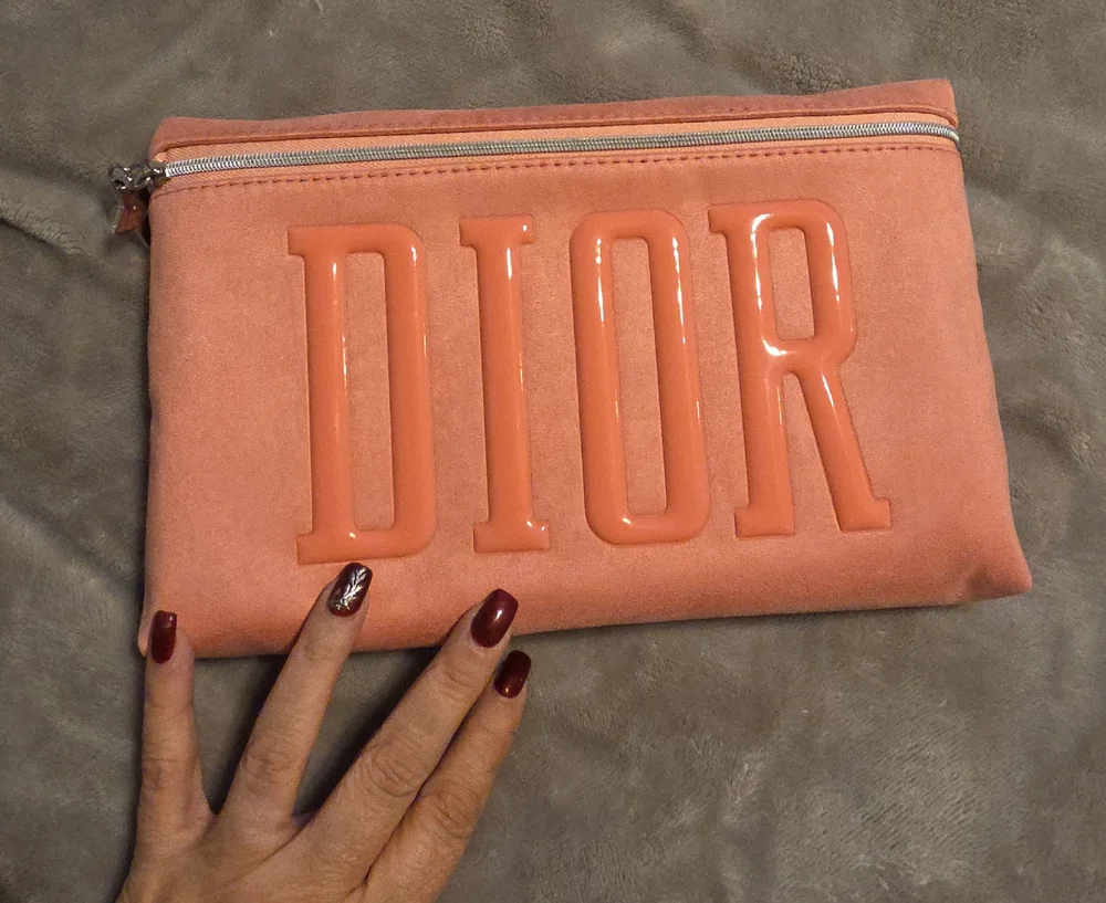 Dior Pink Cosmetic Pouch - Picture 1 of 5